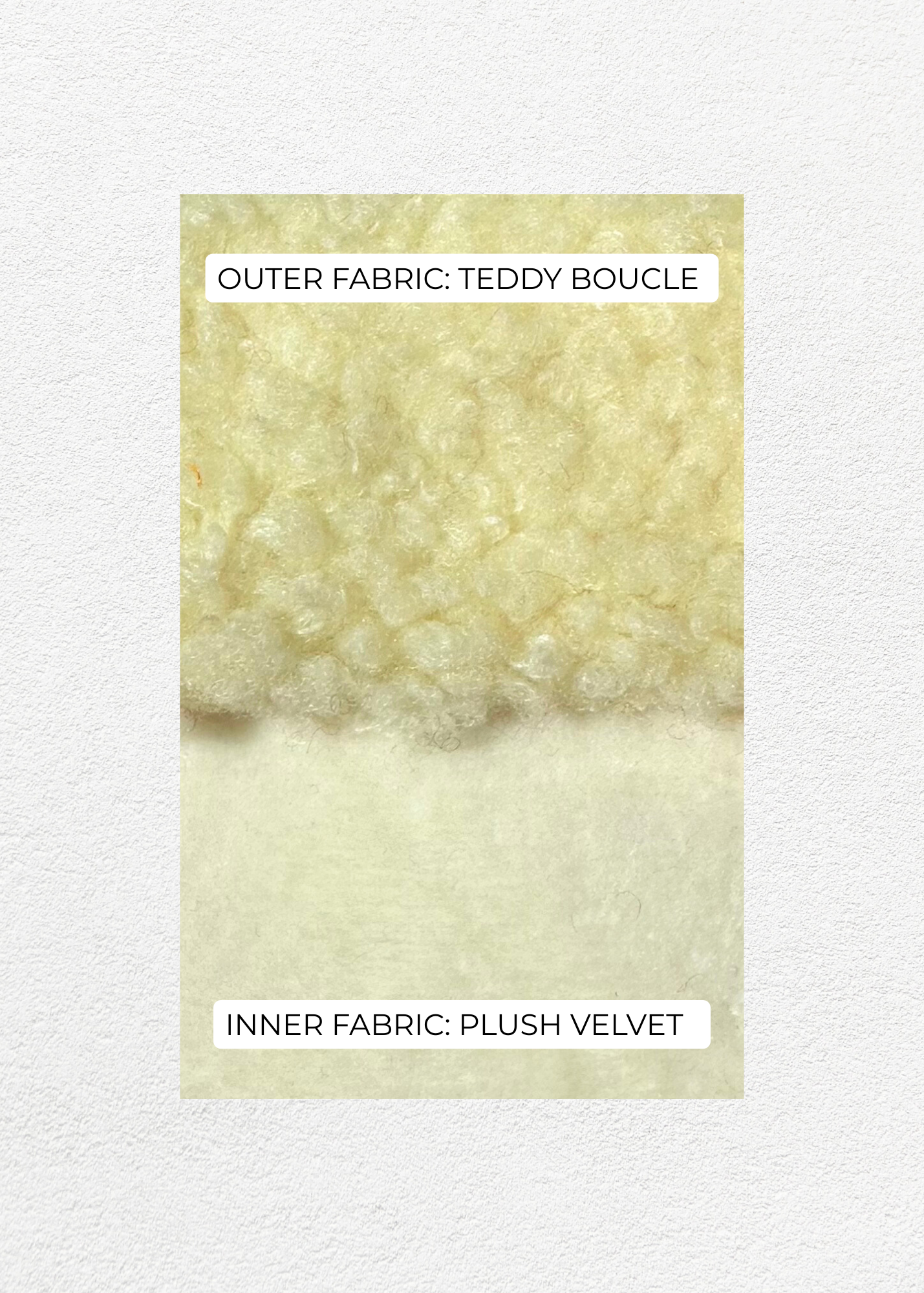 Teddy Bouclé Jumper (Pastel Yellow)