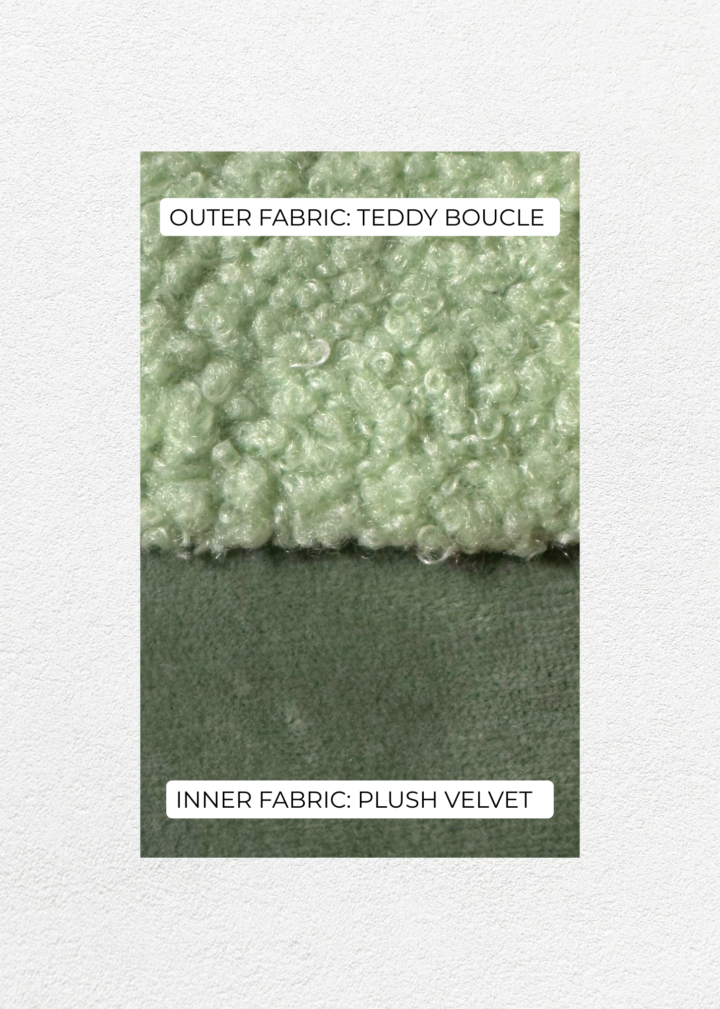 Teddy Bouclé Jumper (Sage Green)