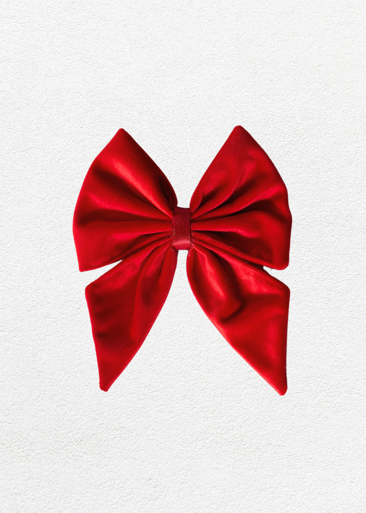 Bow - Plush Red Velvet