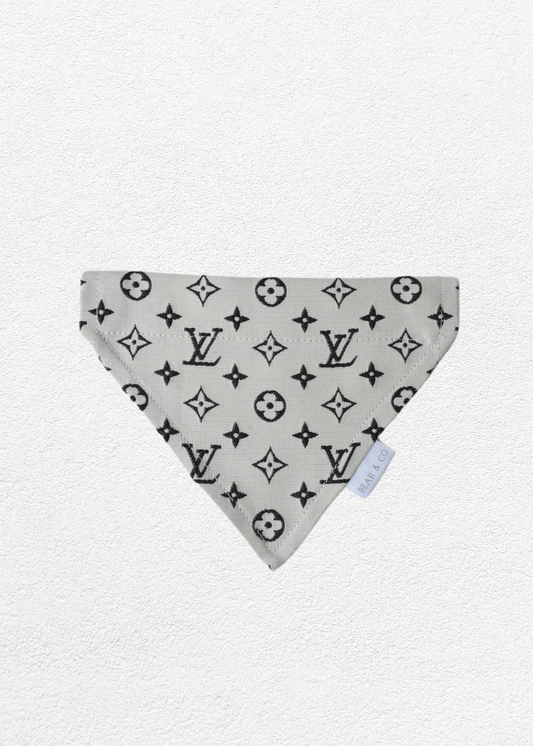 Luxury White Bandana - Bear & CoLuxury White Bandanapet accessoriesBear & CoBear & Co