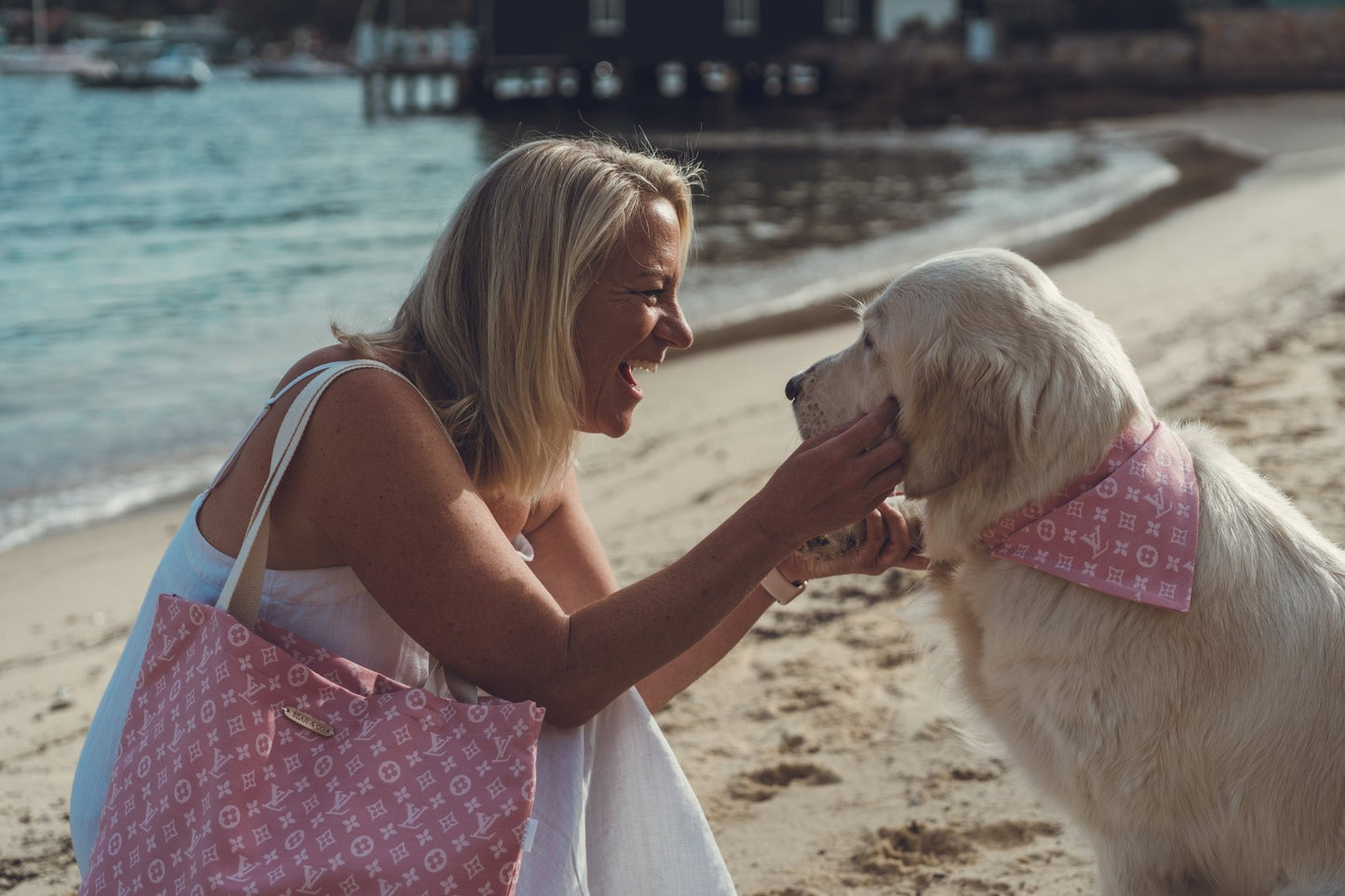 Pink Pet Bandana - Bear & CoPink Pet BandanaBear & CoBear & Co