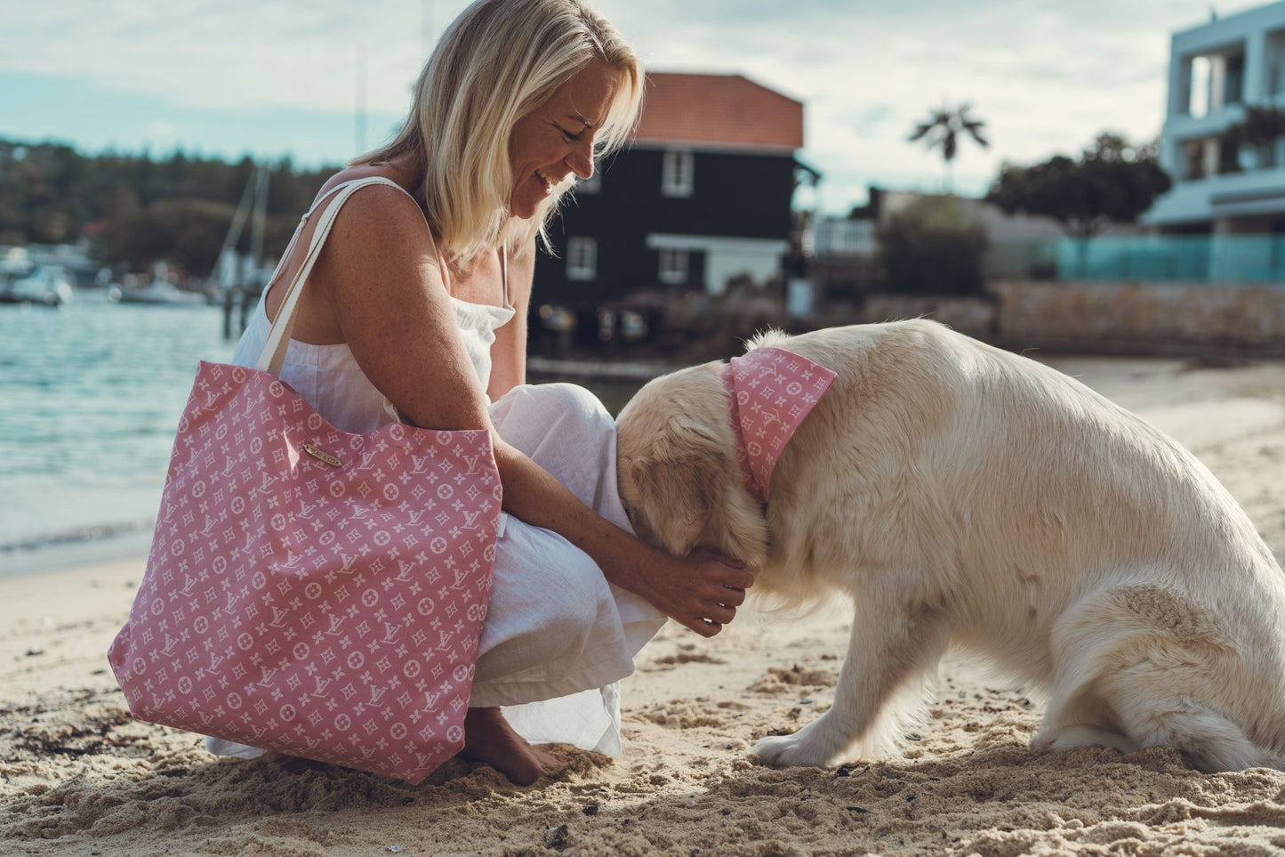 Pink Tote Bag - Bear & CoPink Tote BagBear & CoBear & Co