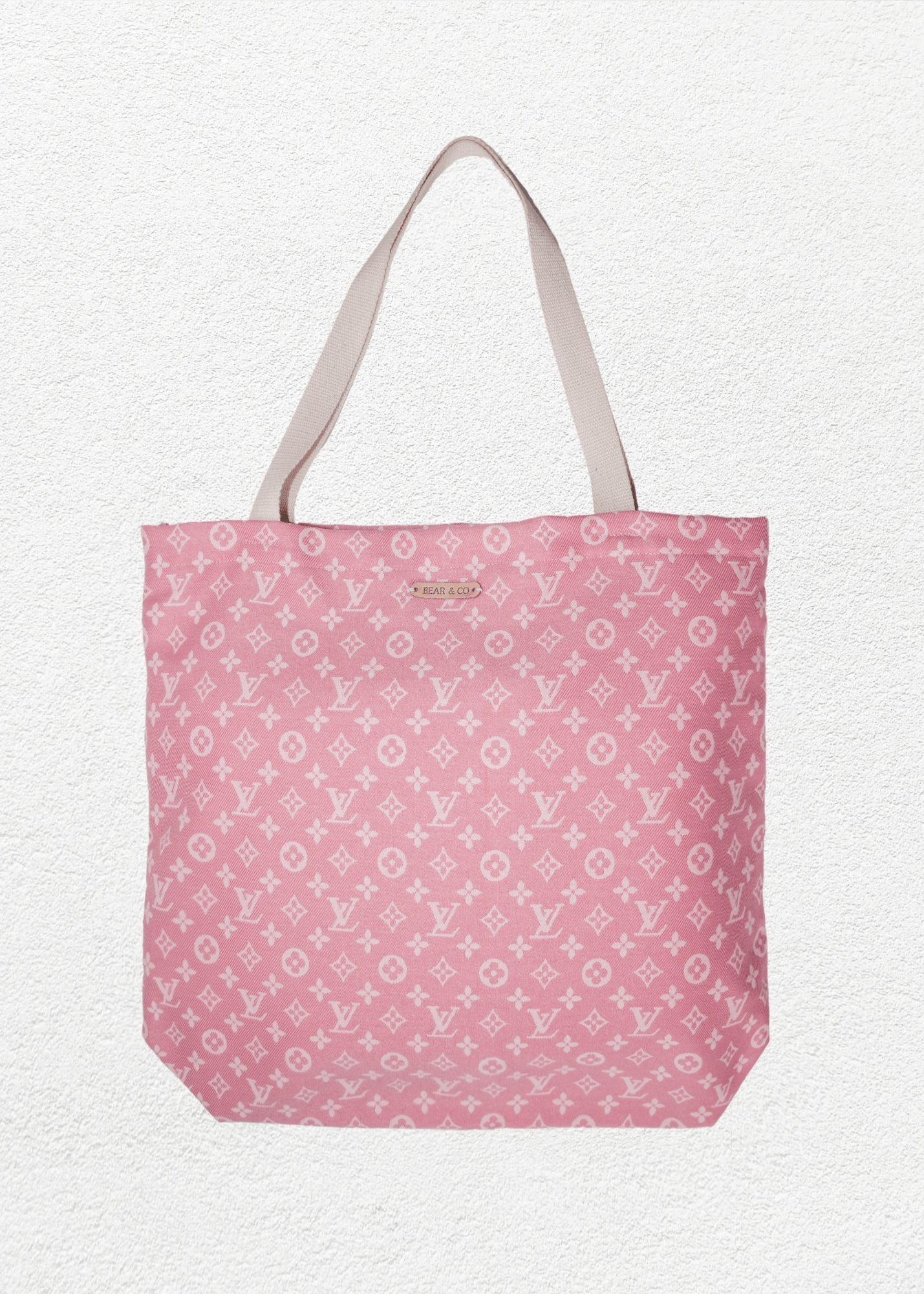 Pink Tote Bag - Bear & CoPink Tote BagBear & CoBear & Co