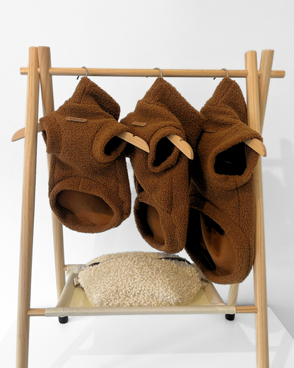 Teddy Bouclé Jumper (Chestnut Brown)