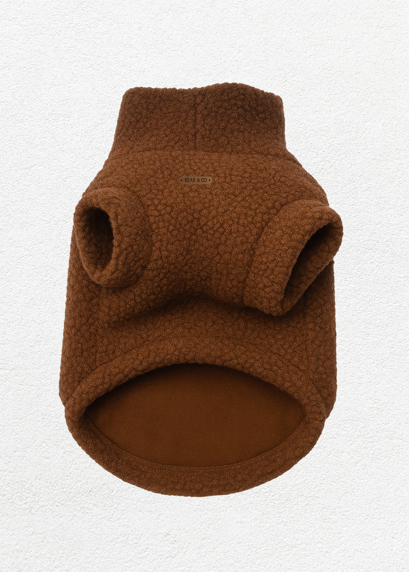 Teddy Bouclé Jumper (Chestnut Brown)