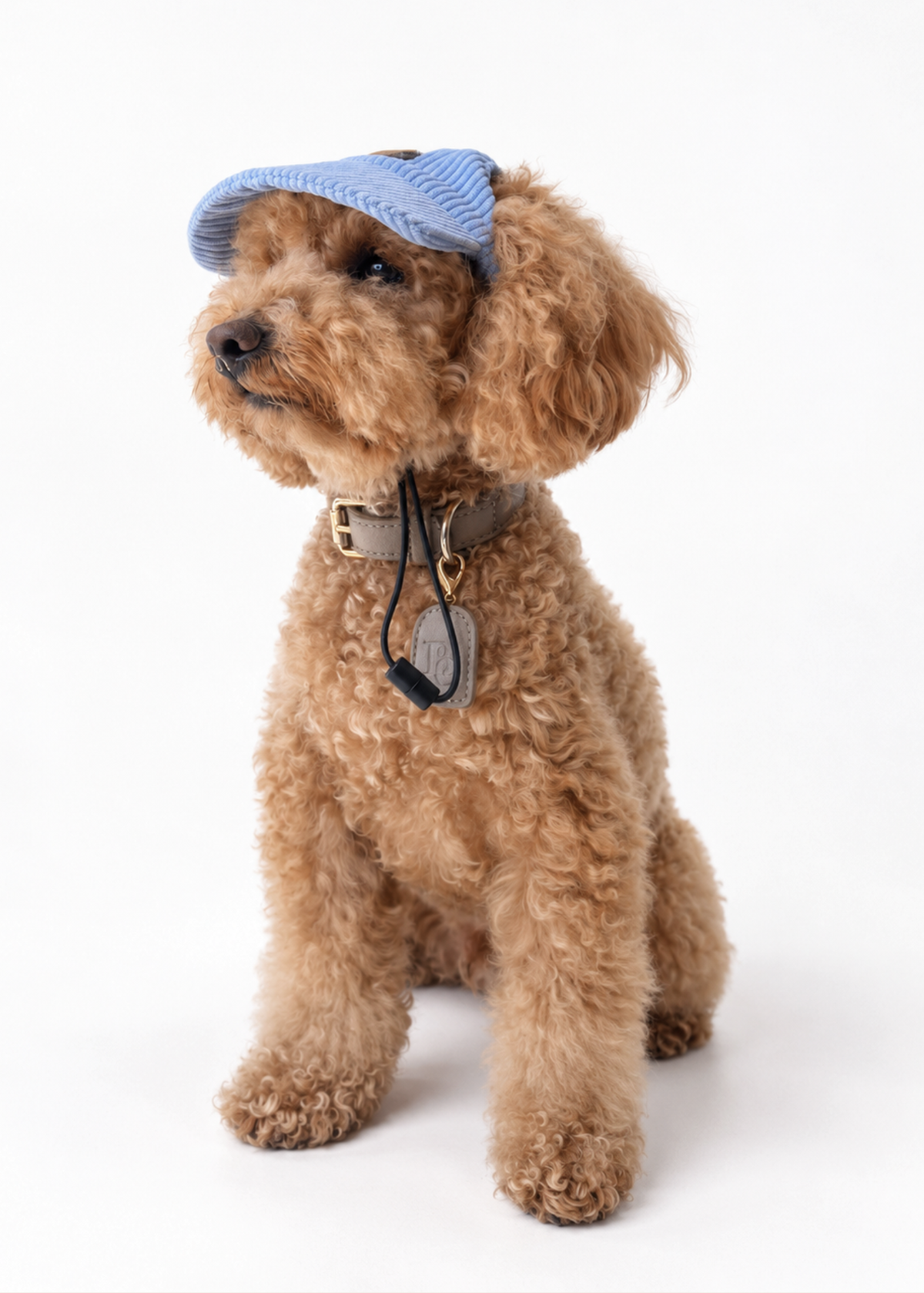 Corduroy Dog Cap – Blue