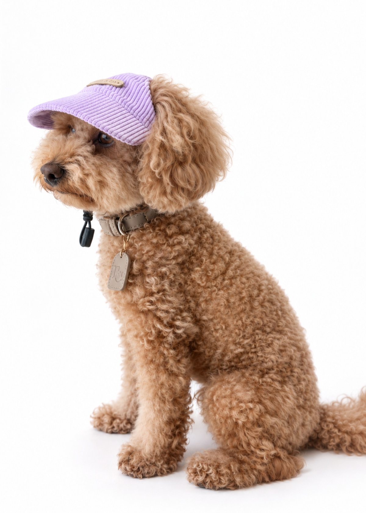 Corduroy Dog Cap – Purple