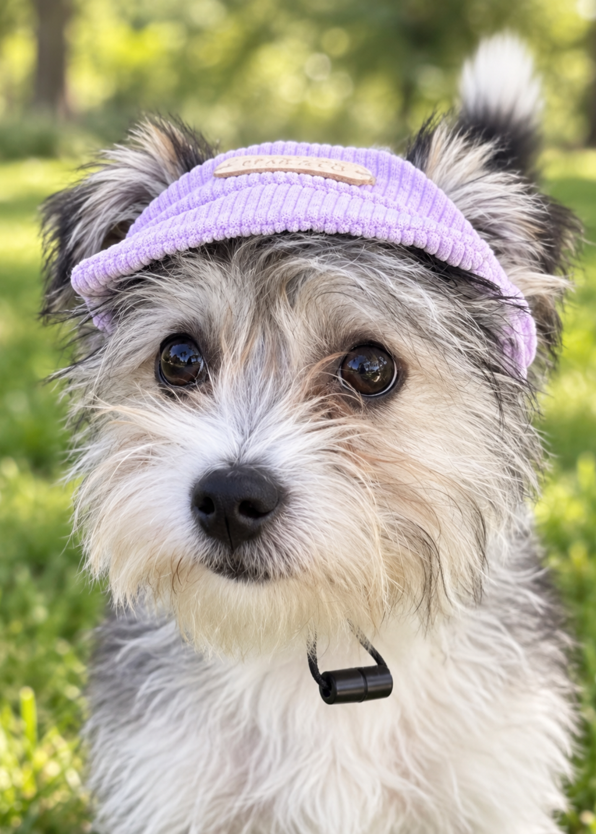 Corduroy Dog Cap – Purple