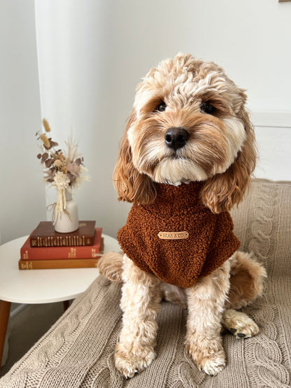 Teddy Bouclé Jumper (Chestnut Brown)