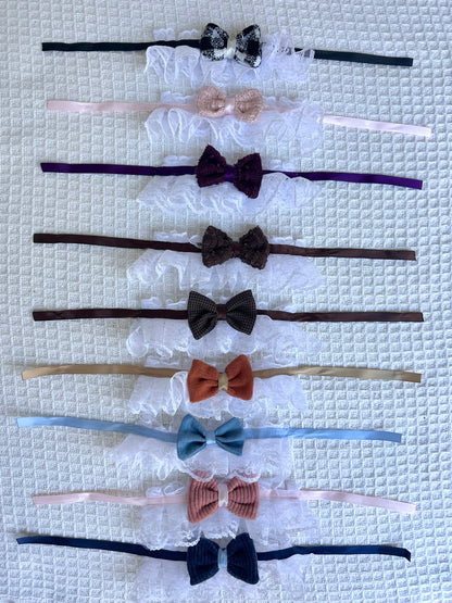 Custom Puppy Bandanas & lace collar bibs