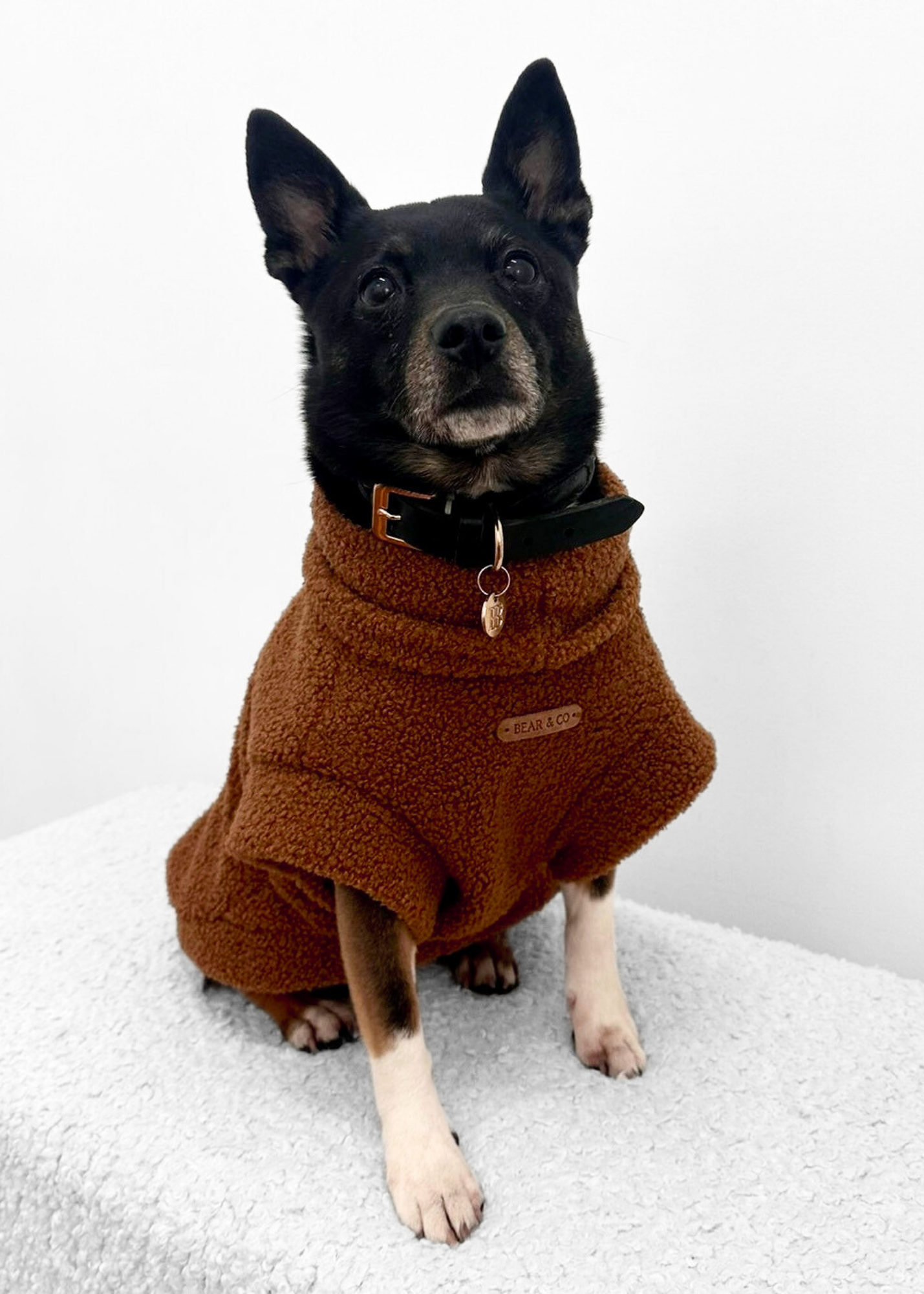 Teddy Bouclé Jumper (Chestnut Brown)