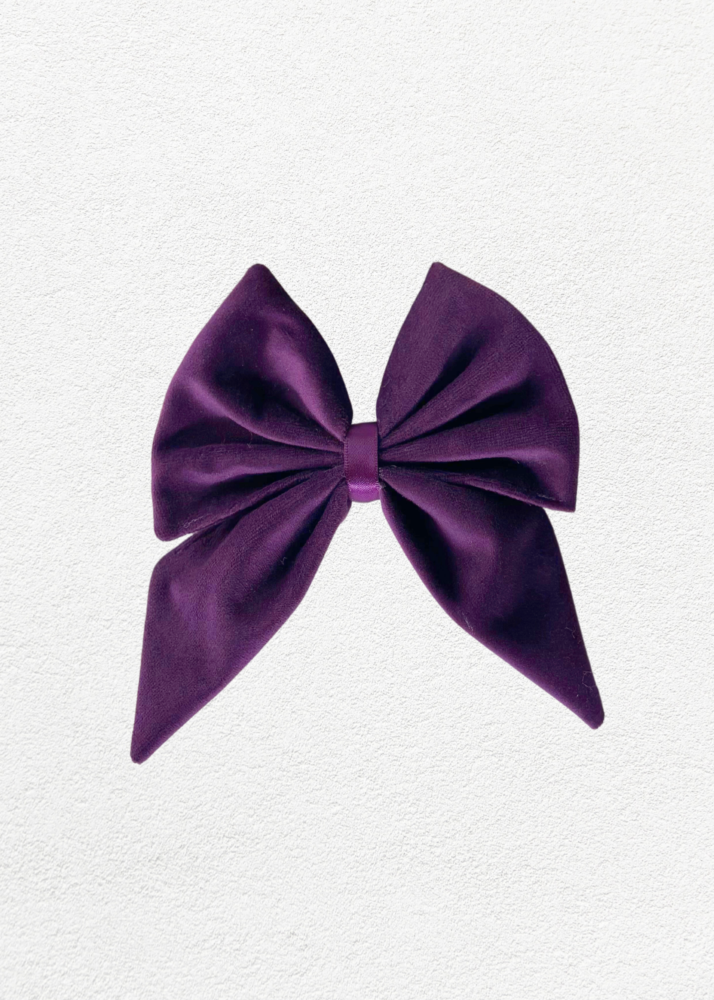 Bow - Plush Purple Velvet
