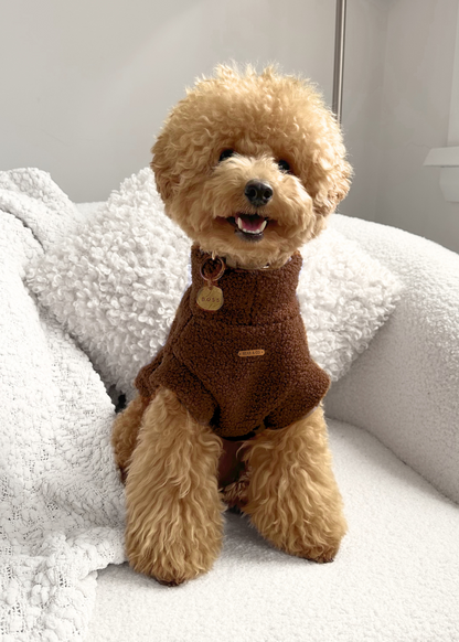 Teddy Bouclé Jumper (Chestnut Brown)