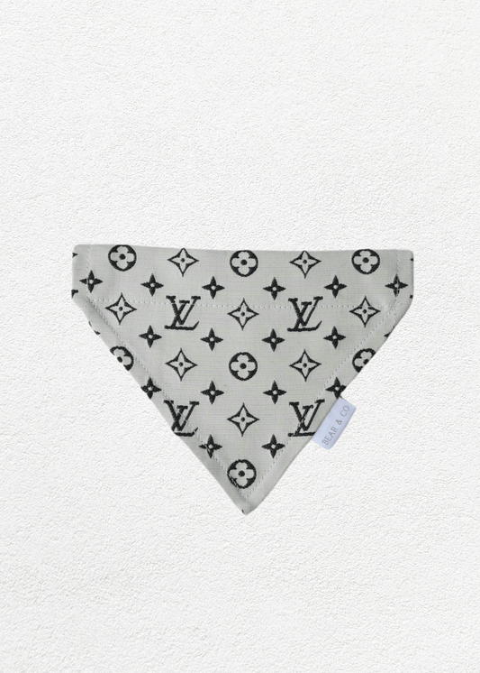 Luxury White Bandana - Bear & CoLuxury White Bandanapet accessoriesBear & CoBear & Co